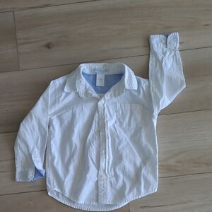 Janie And Jack Classic White Kids Shirt Size 2t
